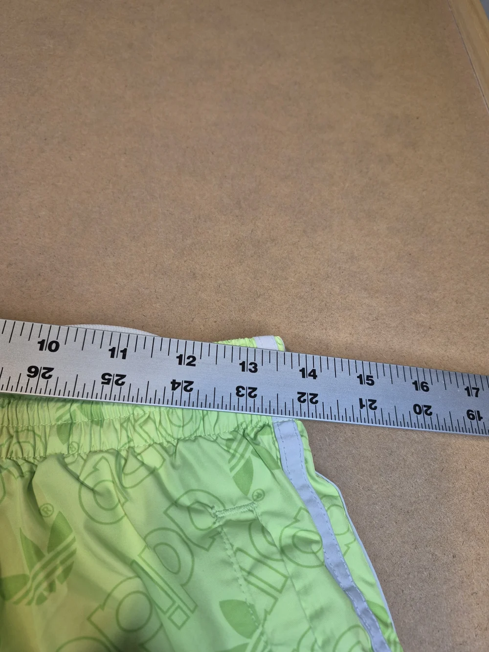adidas Men’s Neon Green Logo Swim/Training Shorts 4518/3